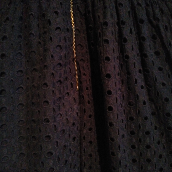 A formal navy blue dress. - Picture 3 of 6